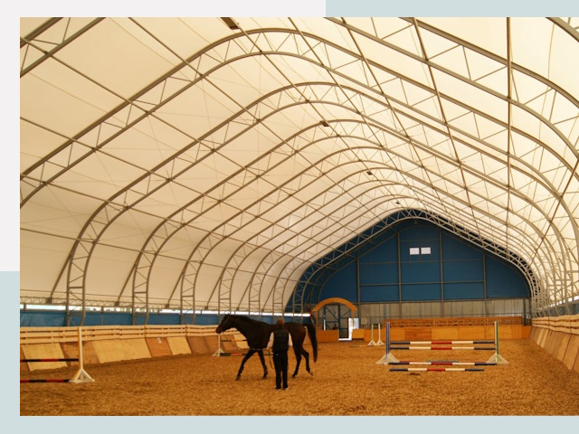 Строительство конных манежей в Нурлате