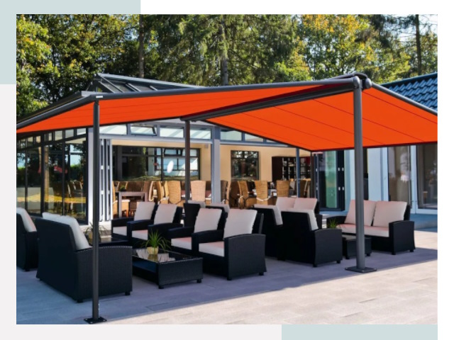 Навесы для кафе и ресторанов в Нурлате