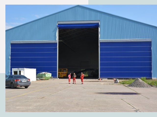 Ангарные ворота в Нурлат от СтальСтрой-Нрт по цене 626 руб.