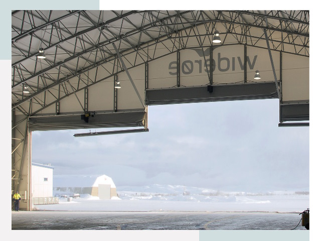 Ворота для ангаров в Нурлате