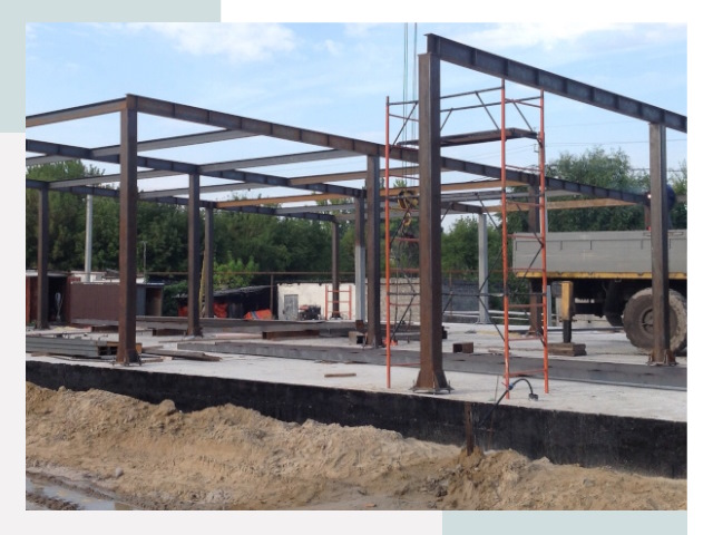 Фундамент для ангаров в Нурлате