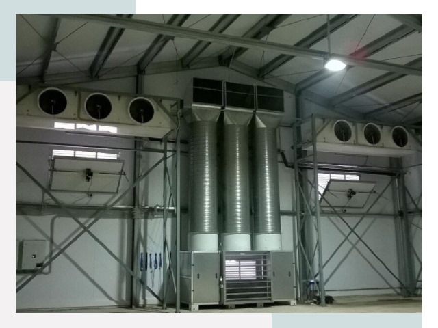 Инженерные системы для ангаров в Нурлате