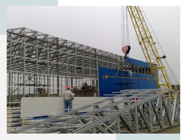 Монтаж ангаров в Нурлате