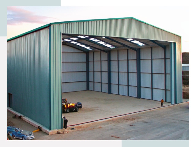 Строительство ангаров в Нурлате